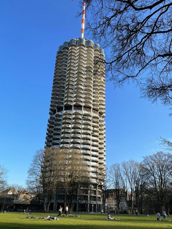 Sky Apartment Im Hotelturm Augsburg Zewnętrze zdjęcie
